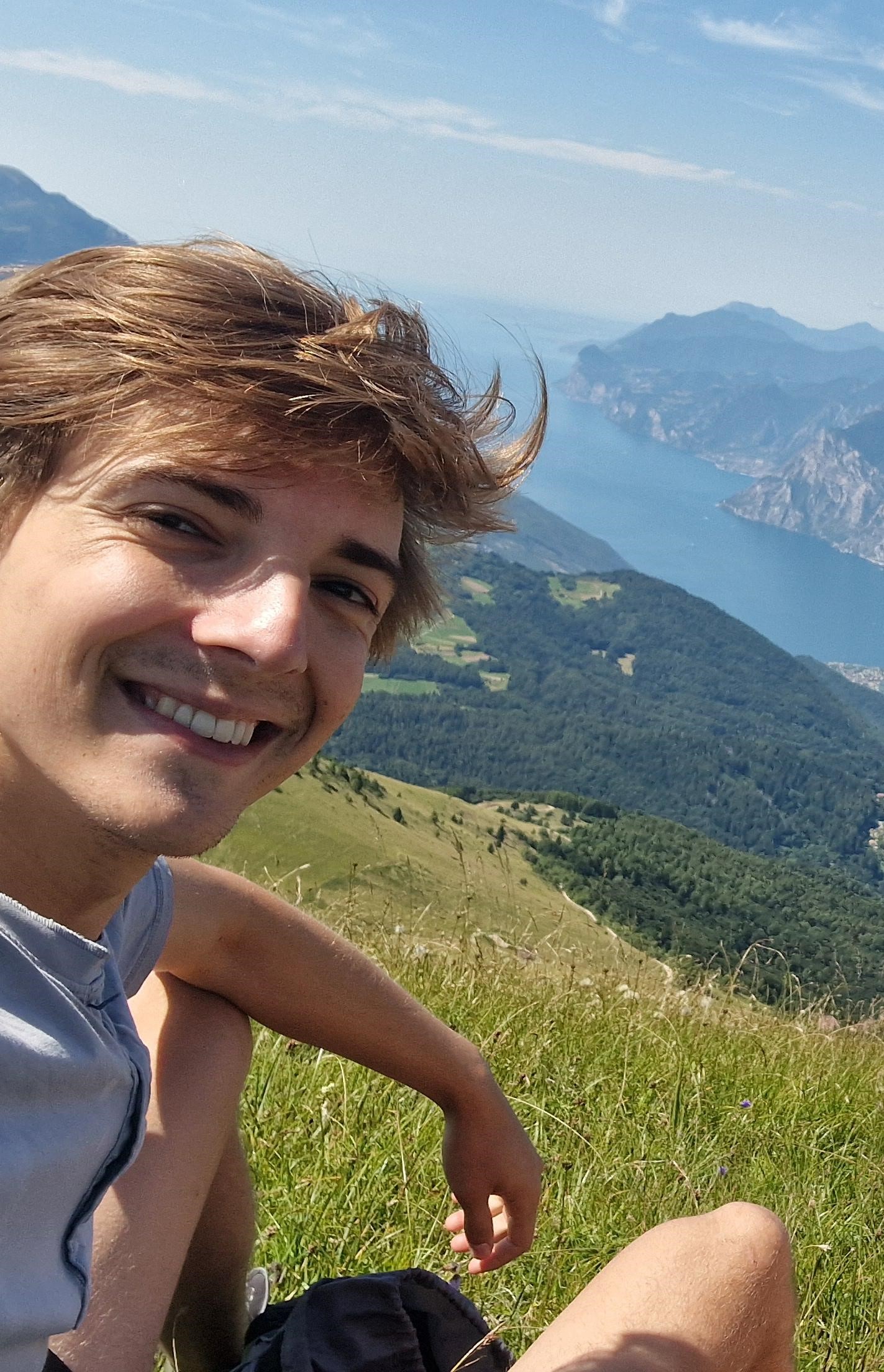 Foto van Berend Janssen op vakantie